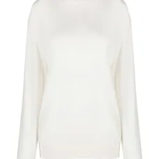 Шерстяной джемпер с высоким воротником