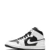 Кроссовки Air Jordan 1 Mid SE Split Black White Кроссовки Air Jordan 1 Mid SE Split Black White