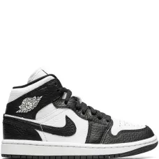 Кроссовки Air Jordan 1 Mid SE Split Black White