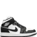Кроссовки Air Jordan 1 Mid SE Split Black White Кроссовки Air Jordan 1 Mid SE Split Black White