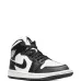 Кроссовки Air Jordan 1 Mid SE Split Black White Кроссовки Air Jordan 1 Mid SE Split Black White
