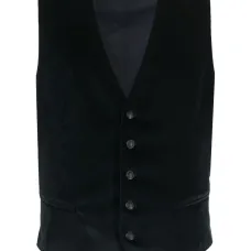 Однобортный жилет со вставками Однобортный жилет со вставками