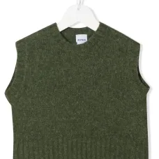 Трикотажный жилет в рубчик