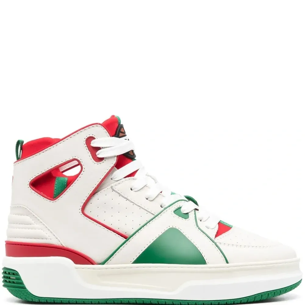 Кроссовки со вставками