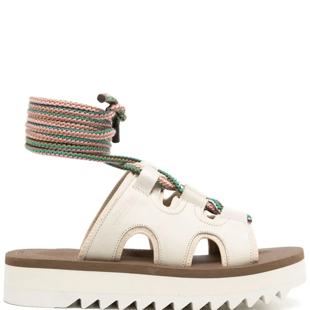 Массивные сандалии с открытым носком