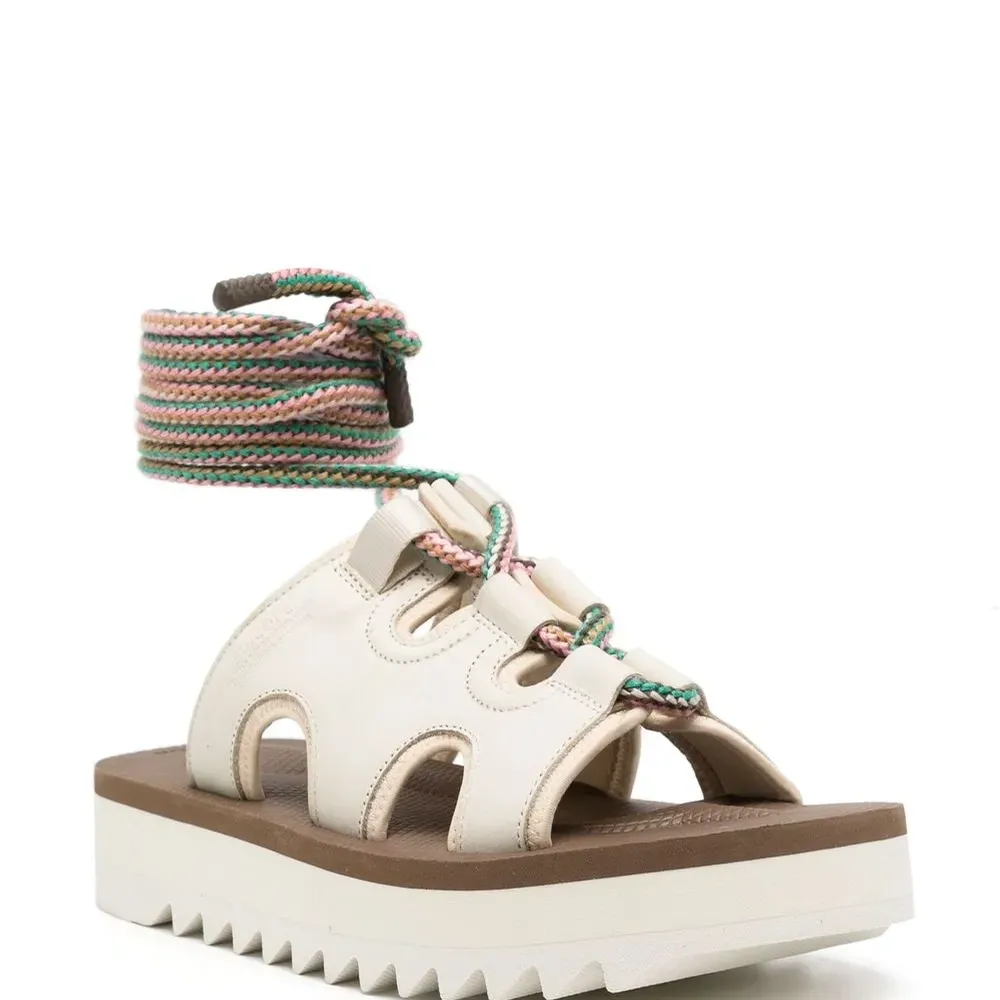 Массивные сандалии с открытым носком