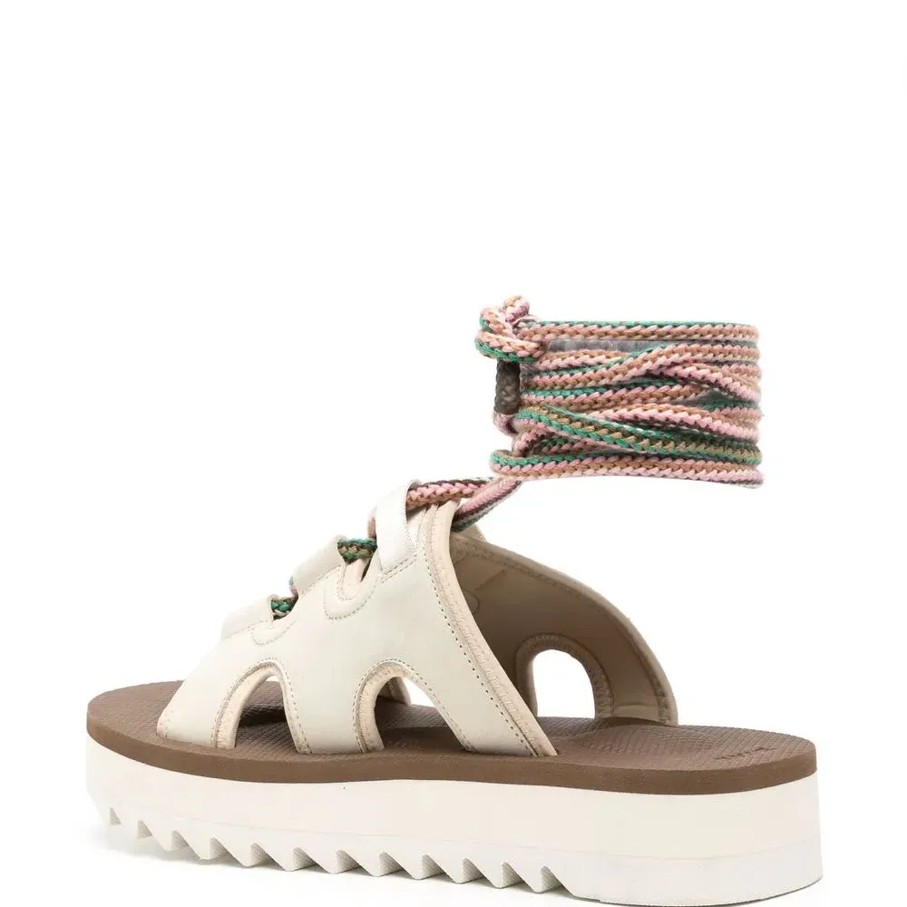 Массивные сандалии с открытым носком