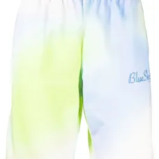 Шорты с вышитым логотипом и принтом тай-дай Шорты с вышитым логотипом и принтом тай-дай