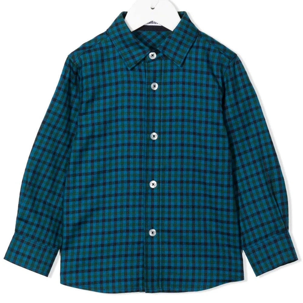 Рубашка в клетку гингем