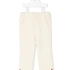 Брюки прямого кроя с оборками Брюки прямого кроя с оборками