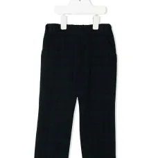 Прямые брюки в клетку тартан