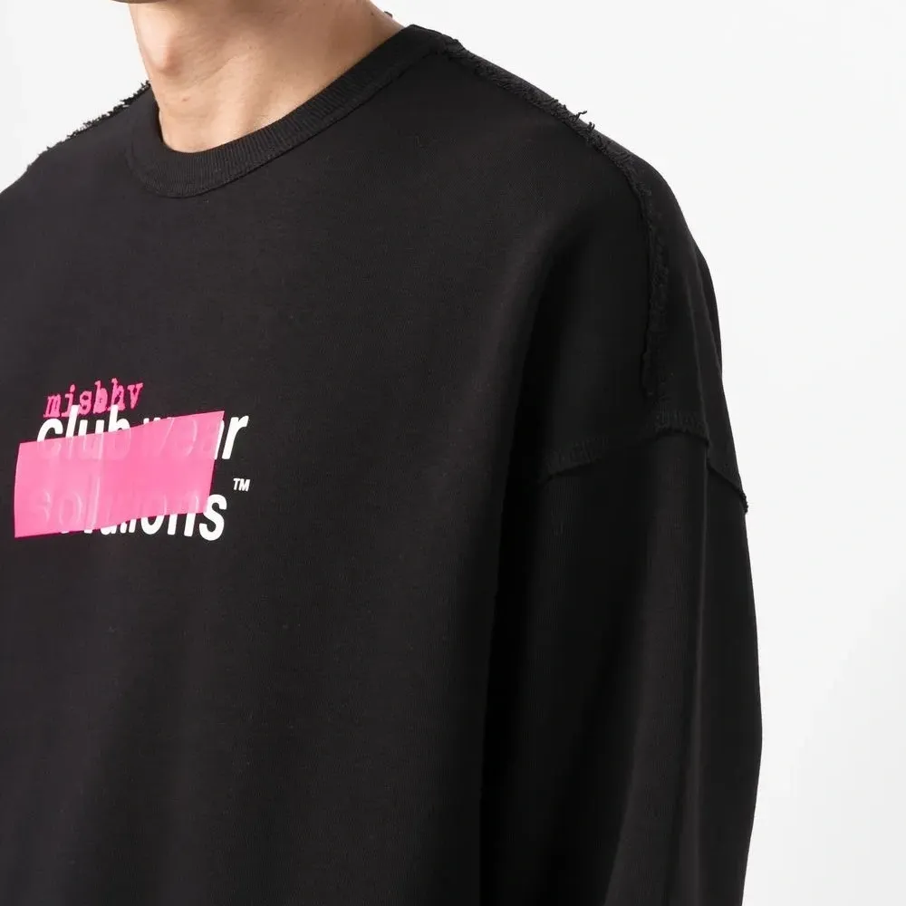 Толстовка с эффектом потертости и логотипом