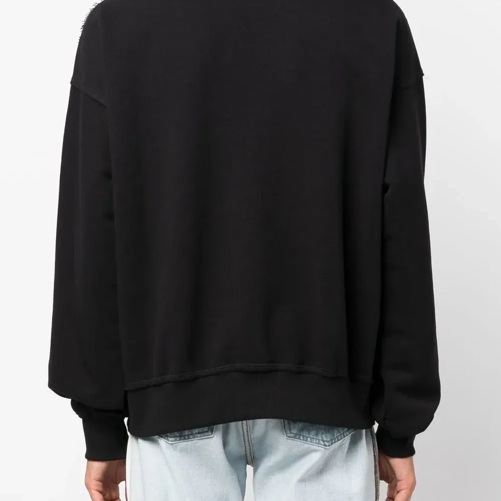 Толстовка с эффектом потертости и логотипом