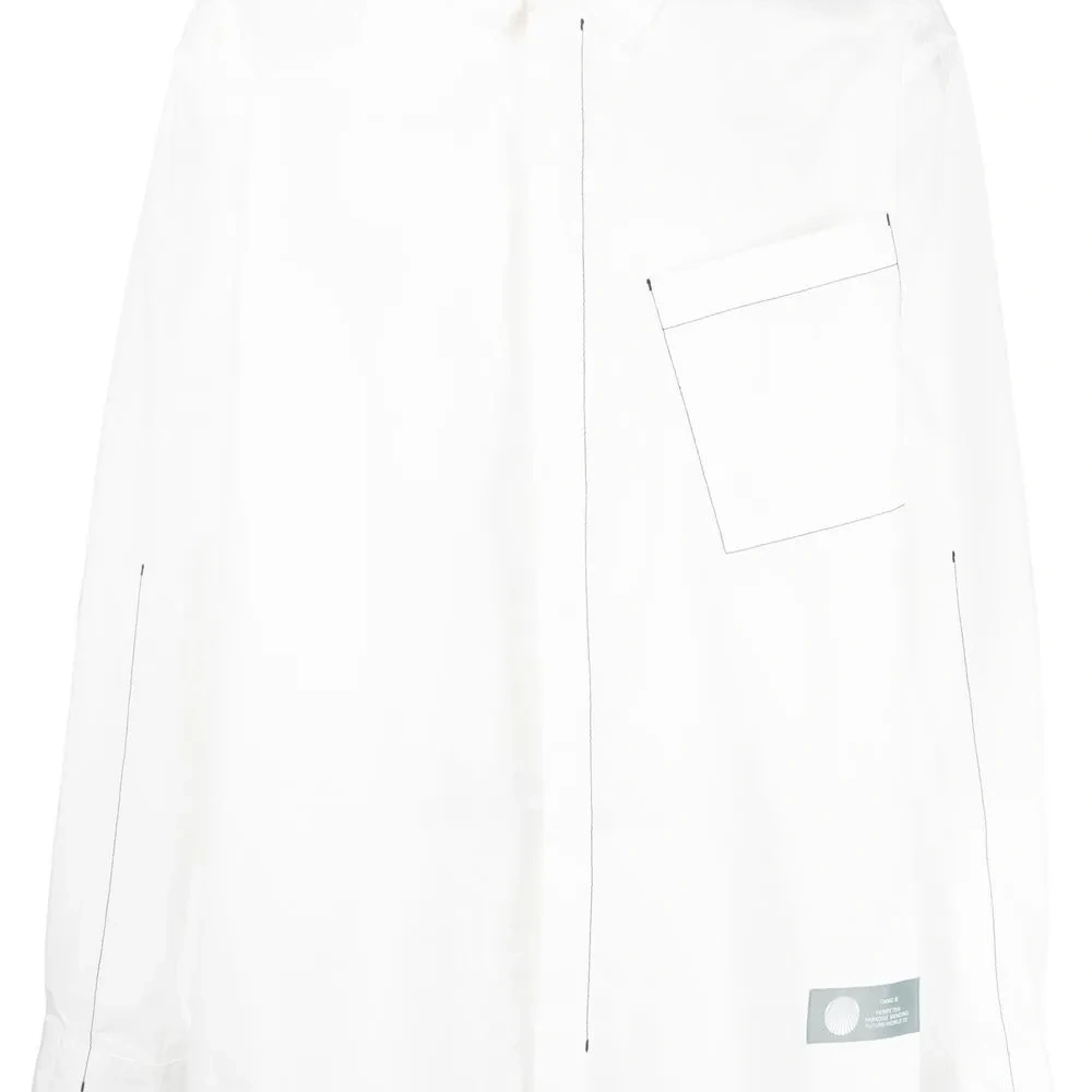 Рубашка с асимметричным карманом