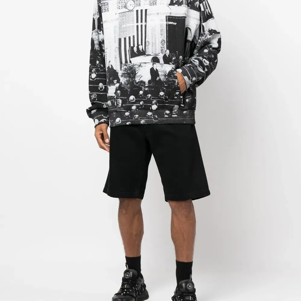 Худи с графичным принтом