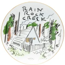 Тарелка Profumi Luchino с принтом