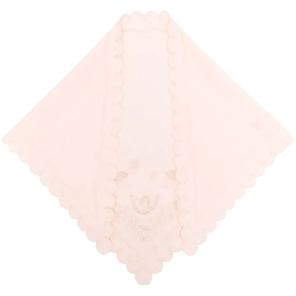 Платок с английской вышивкой