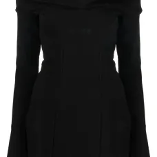 Платье мини с открытыми плечами Платье мини с открытыми плечами