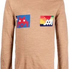 Джемпер с графичным принтом