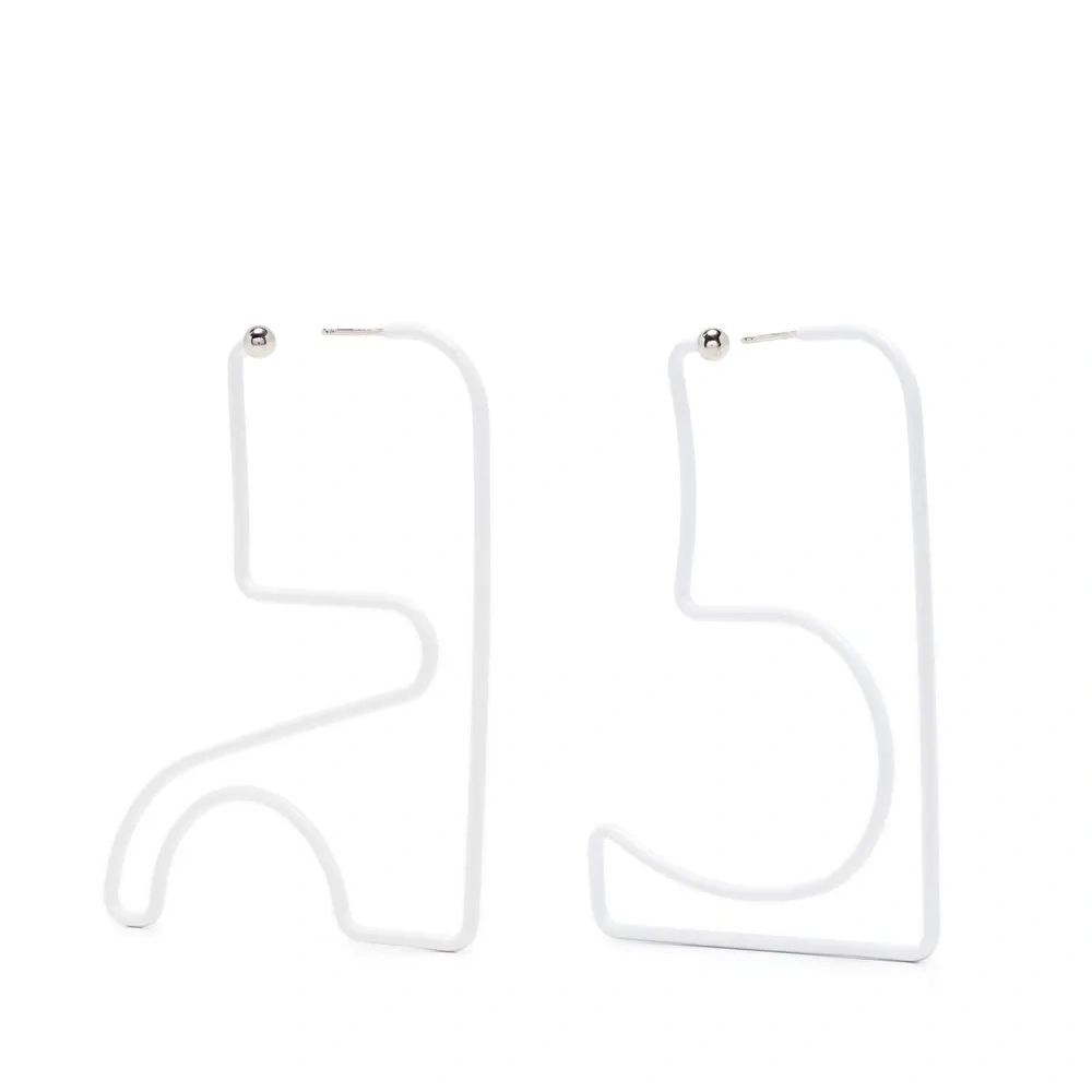 Серьги геометричной формы