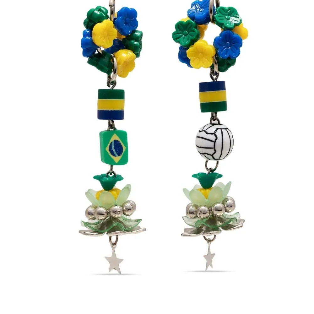 Серьги-подвески Brazil