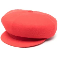 Шерстяная кепка с нашивкой-логотипом