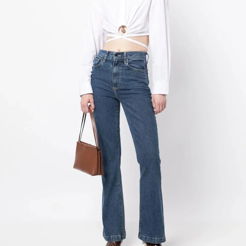 Расклешенные джинсы Remy с завышенной талией