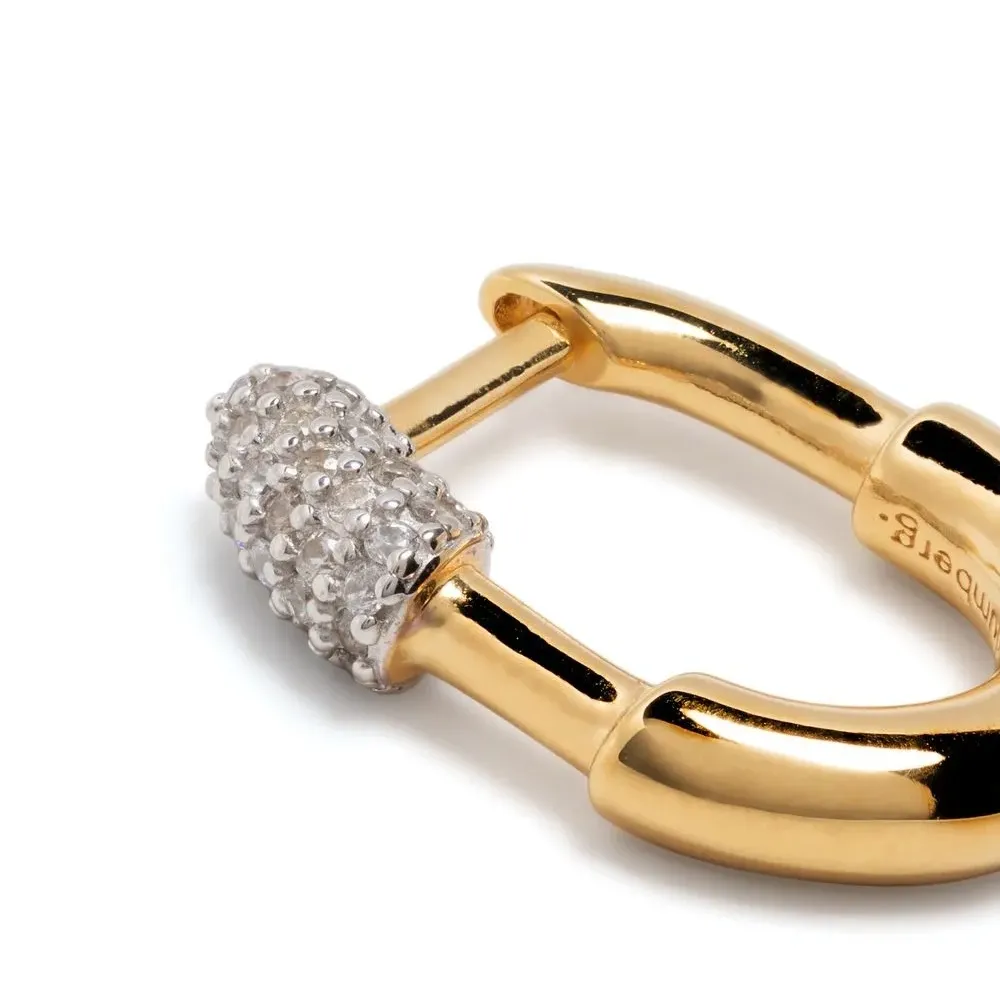 Серьга-кольцо Small Staple