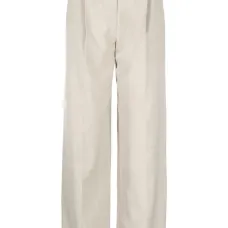 Брюки с завышенной талией и складками