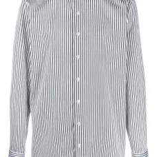 Полосатая рубашка на пуговицах