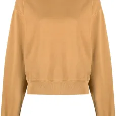 Толстовка с круглым вырезом в рубчик Толстовка с круглым вырезом в рубчик