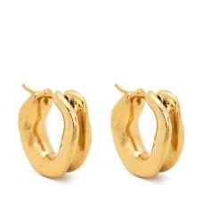 Серьги-кольца асимметричной формы Серьги-кольца асимметричной формы