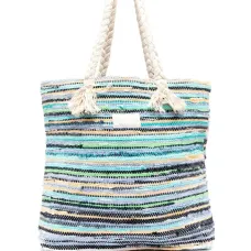Плетеная сумка-тоут с веревочными ручками