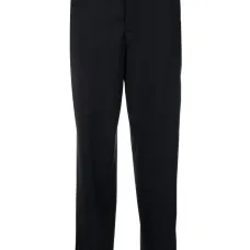 Прямые брюки из необработанной шерсти Прямые брюки из необработанной шерсти