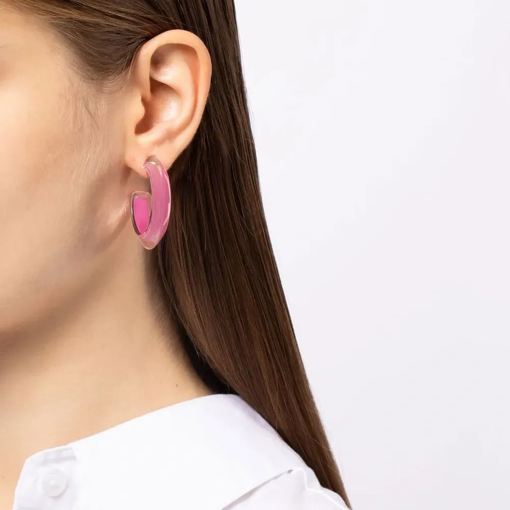 Серьги-кольца Medium Jelly