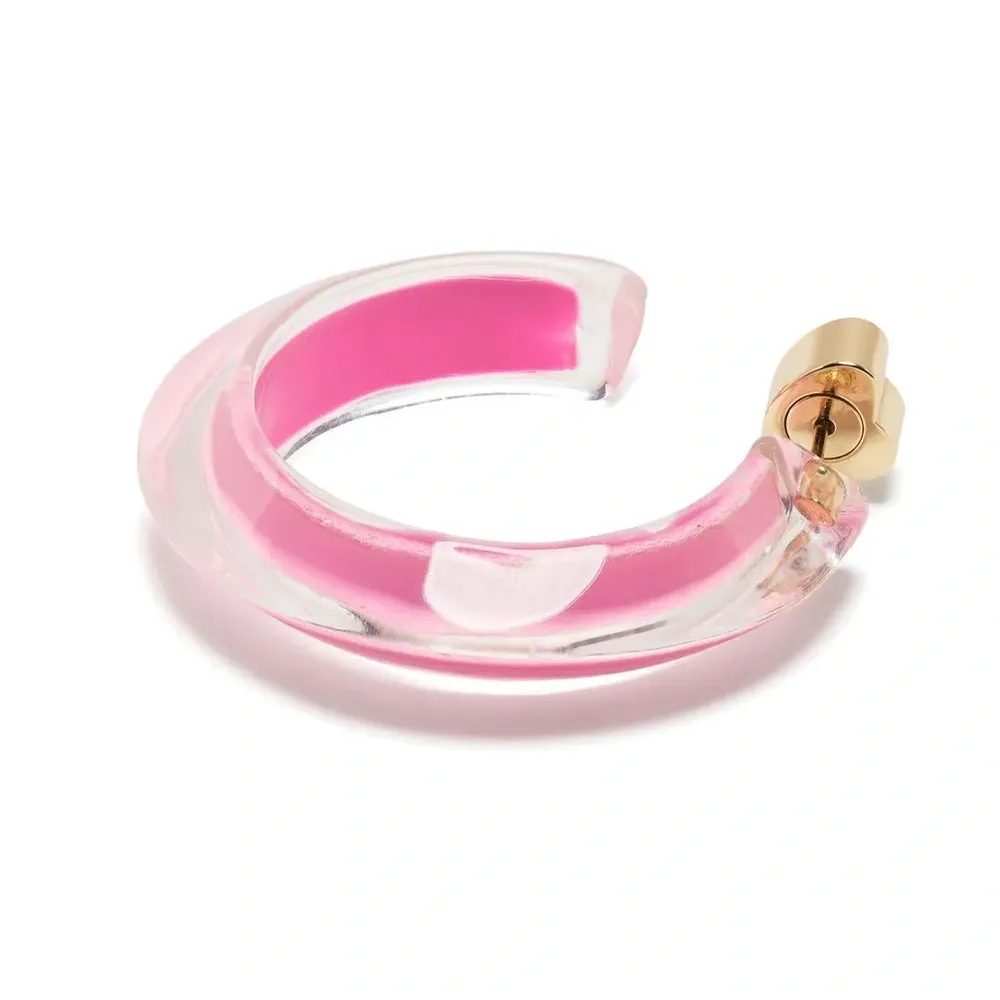 Серьги-кольца Medium Jelly