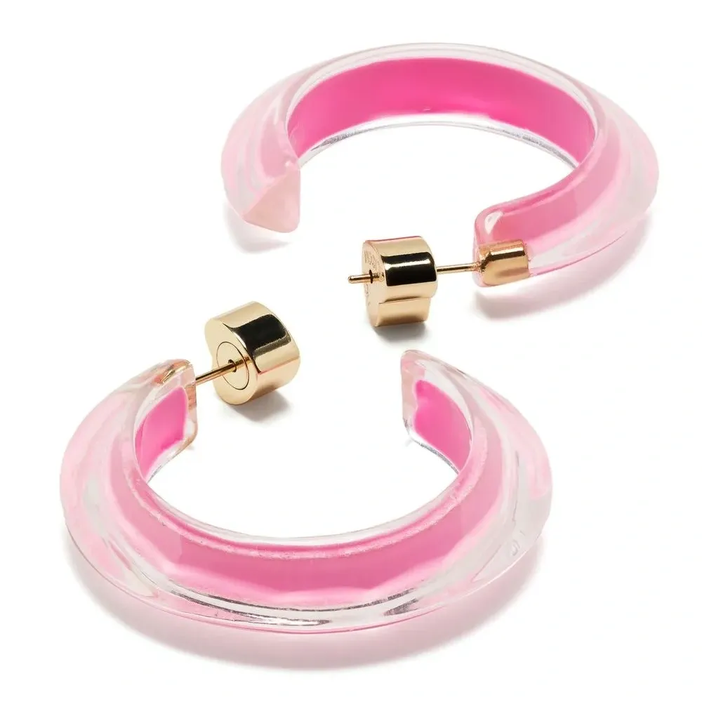 Серьги-кольца Medium Jelly