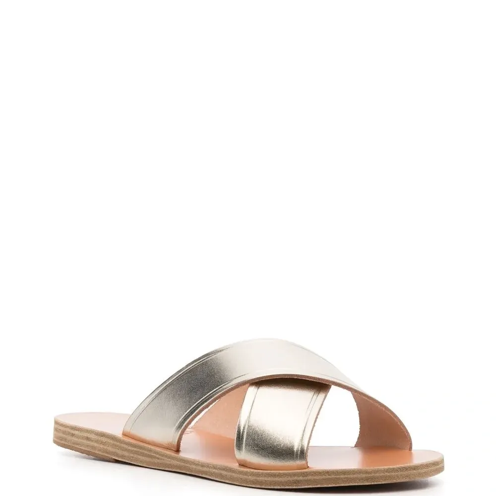 Сандалии Thais с эффектом металлик Сандалии Thais с эффектом металлик