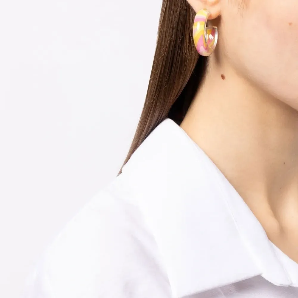 Серьги-кольца Small Trippy Jelly