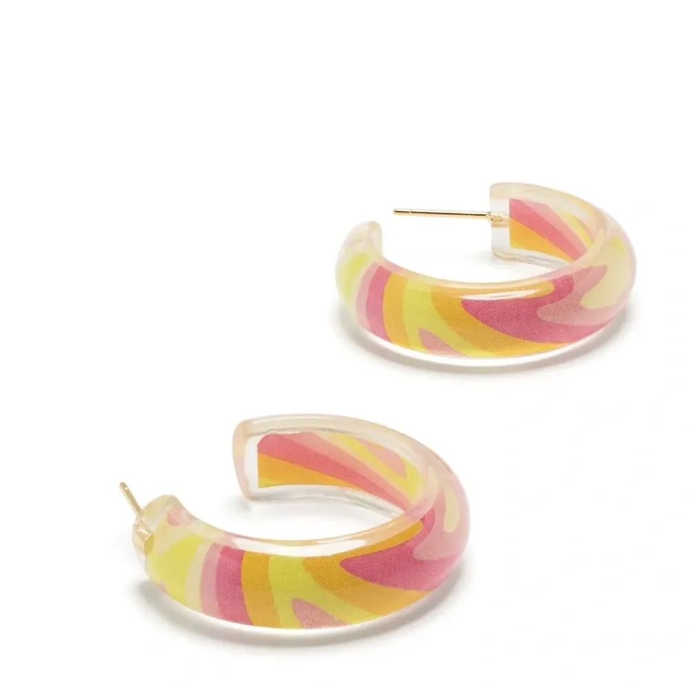 Серьги-кольца Small Trippy Jelly