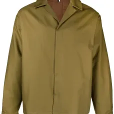 Куртка-рубашка с заостренным воротником