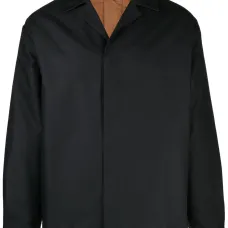 Куртка-рубашка с заостренным воротником