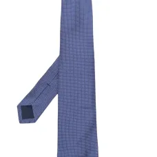 Шелковый галстук с вышивкой в горох