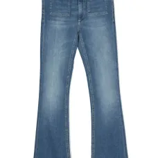 Джинсы с эффектом потертости Джинсы с эффектом потертости