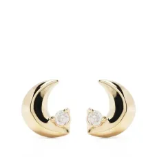 Серьга-гвоздик Super TIny из желтого золота с бриллиантом