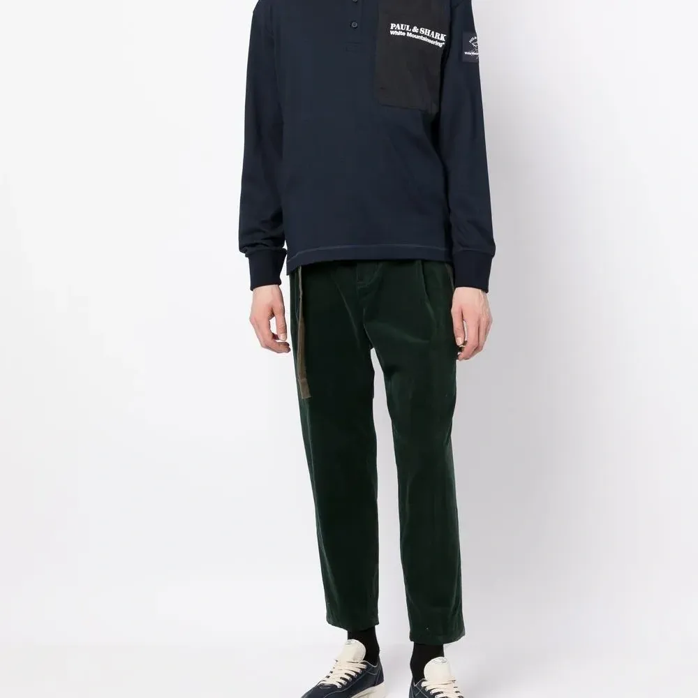 Футболка с логотипом и вставками