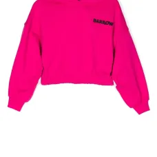 Укороченное худи с логотипом