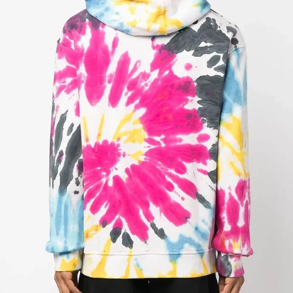 Худи с принтом тай-дай