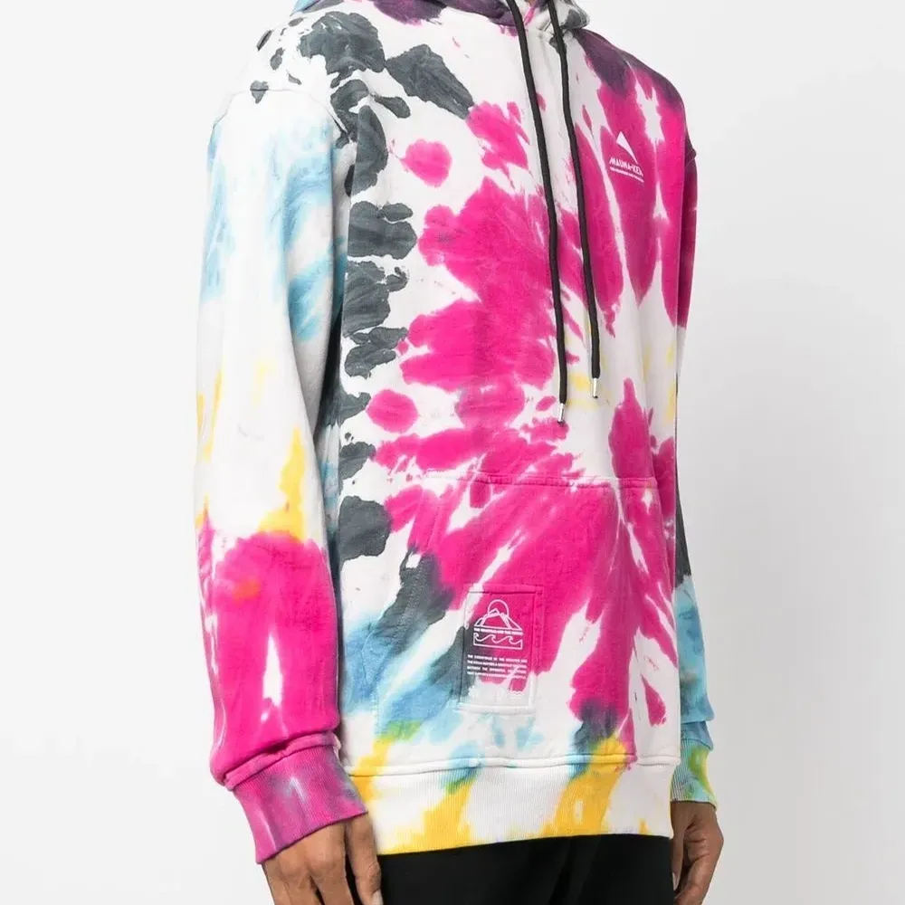 Худи с принтом тай-дай