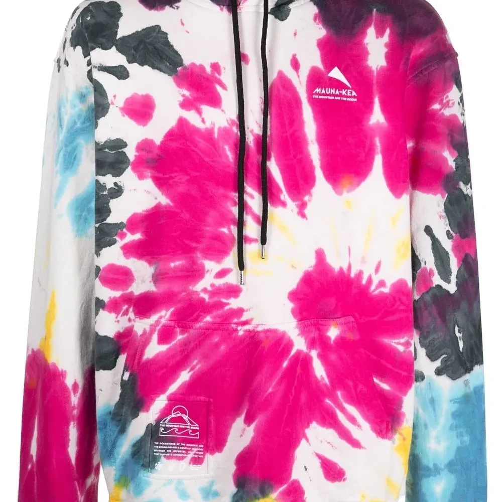 Худи с принтом тай-дай